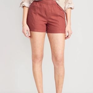 Old Navy. High-Waisted Linen-Blend Utility Shorts  -- 3.5-inch inseam